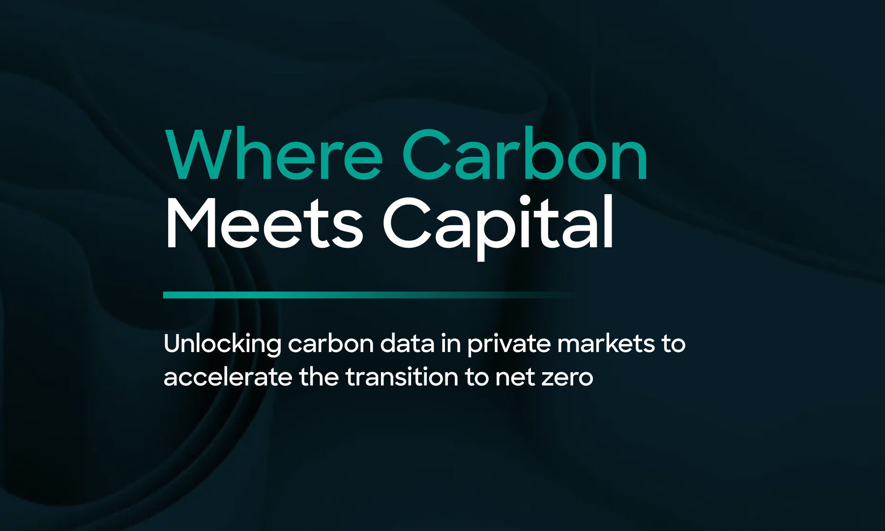 Unlocking carbon data in private markets to accelerate the transition to net zero featured image